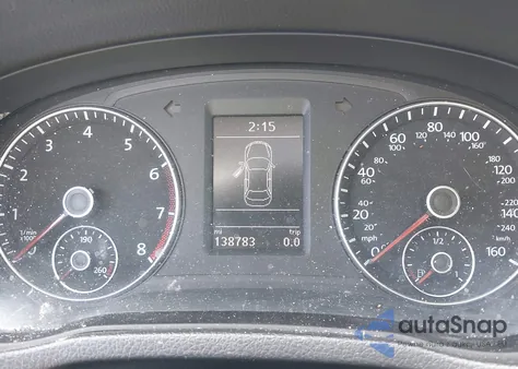 2013 Volkswagen Passat 2.5L Se from USA, damaged, VIN 1VWBP7A37DC111202